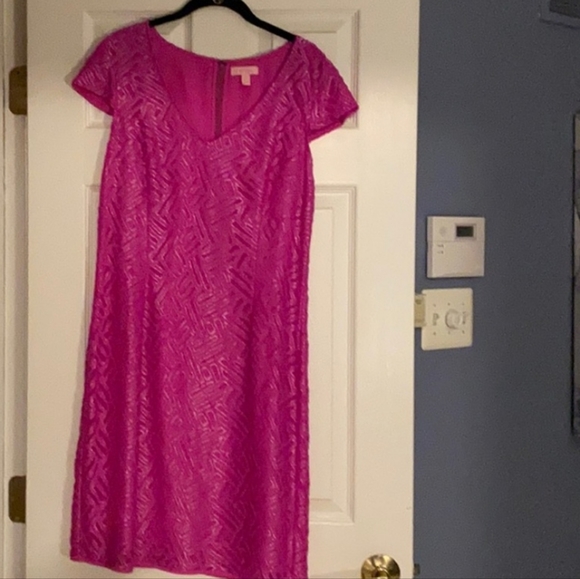 Lilly Pulitzer Dress Pink Size 12 - Picture 1 of 3